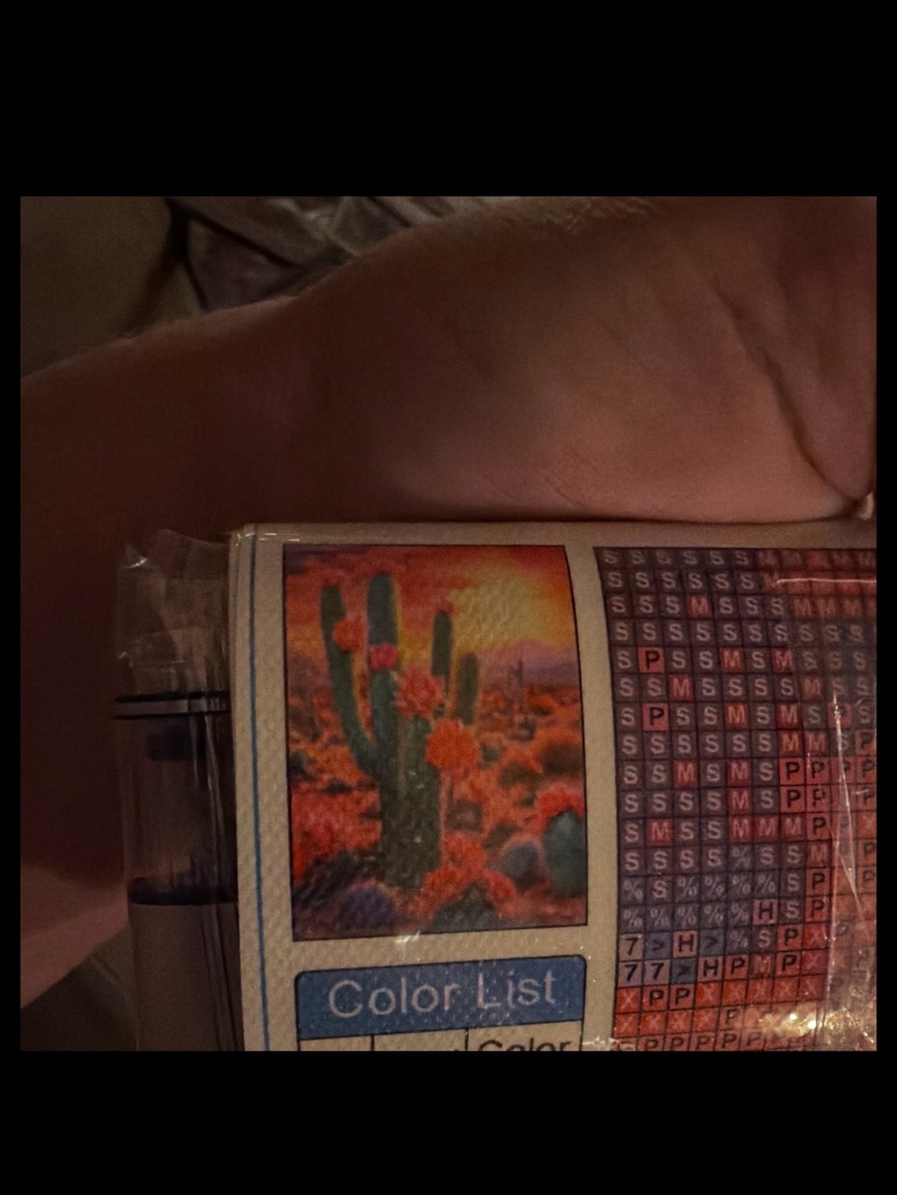 Diamond Painting Kit Desert Cactus Sunset Landscape